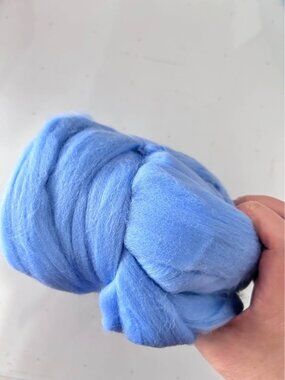 Needle Felting Wool, 8.5 Oz Nature Fibre Wool Yarn Roving